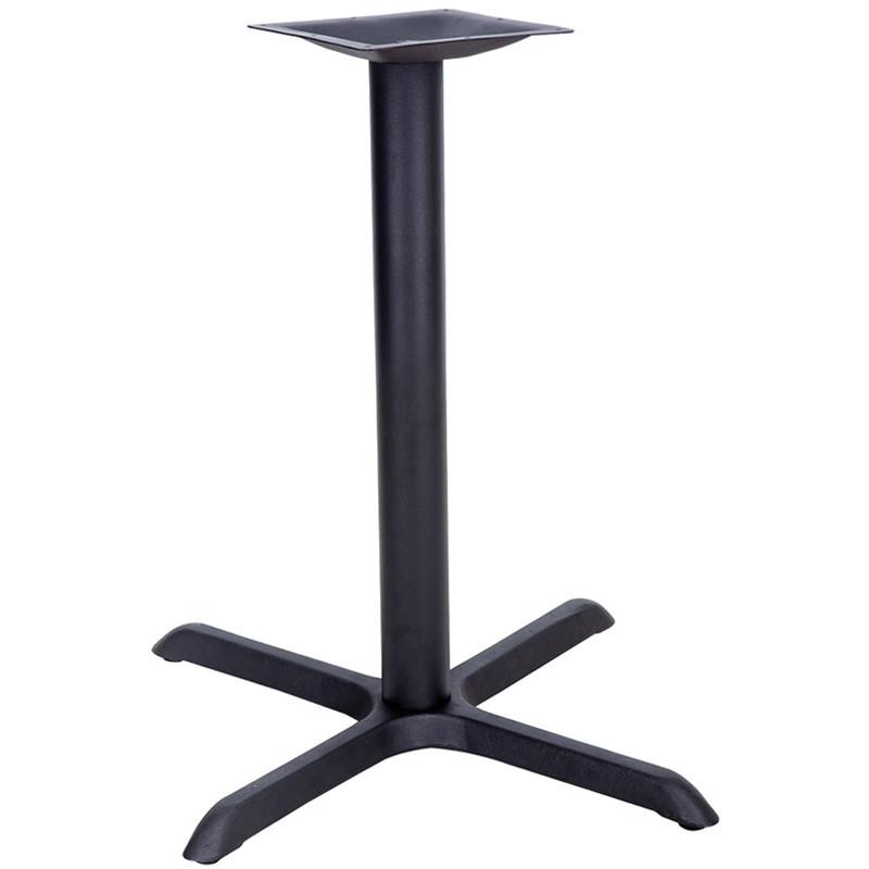 30'' x 30'' Restaurant Table X-Base with 3'' Table Height Column XU-T3030-GG by Flash Furniture