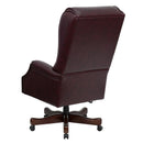 Flash Furniture KC-C696TG-GG High Back Traditional Tufted Burgundy Leather Executive Swivel Office Chair